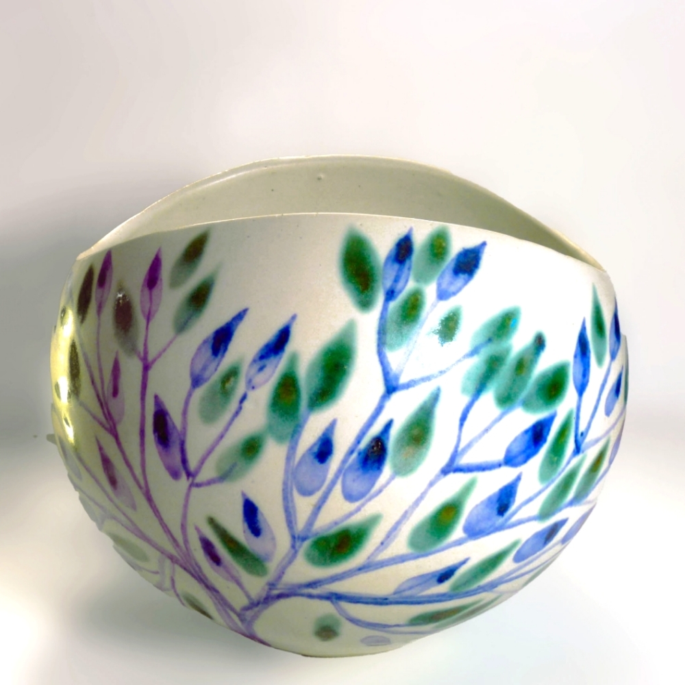Vintage Stoneware Salad Bowl by Andersen Design
